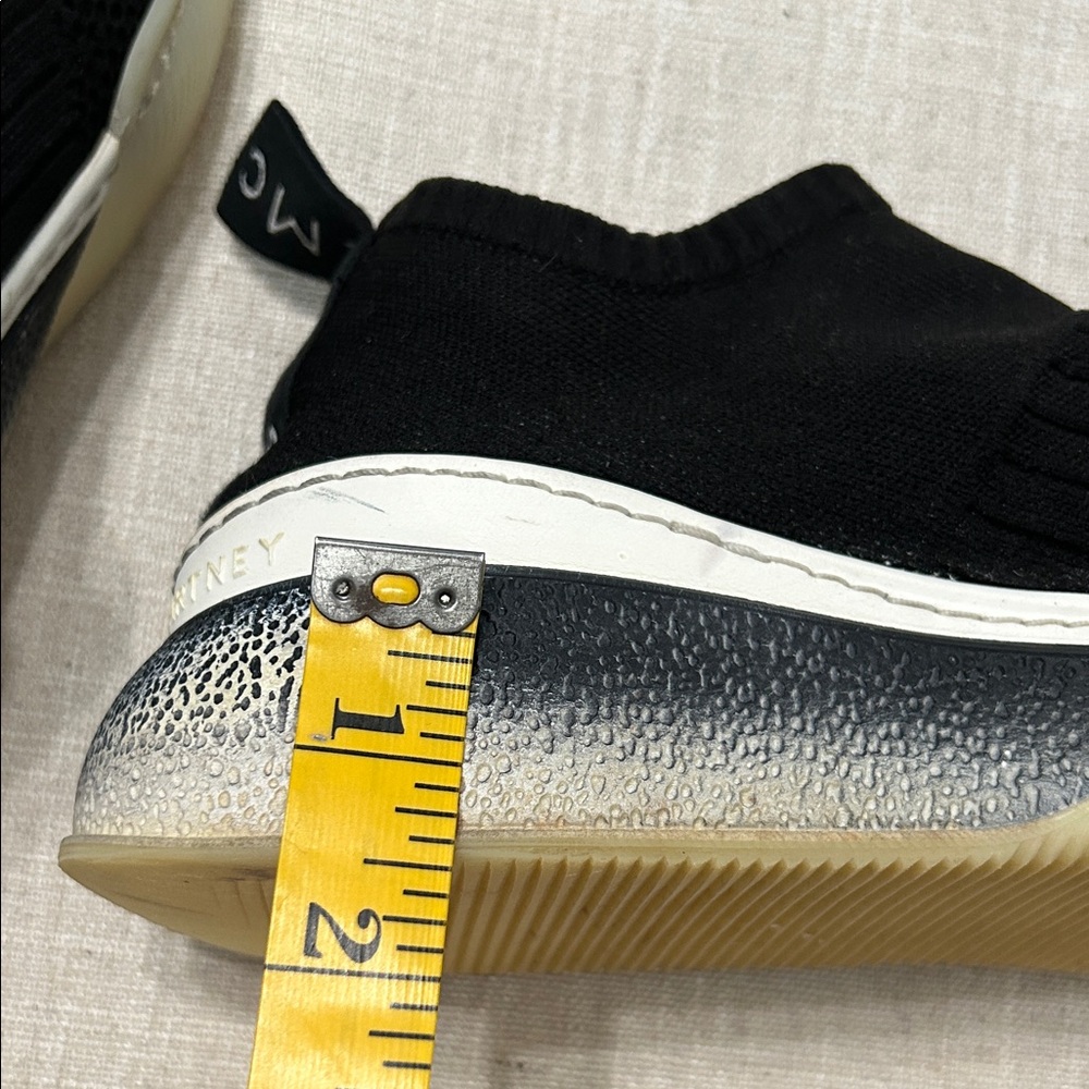 Stella McCartney Sneakers Women’s 35 Black Loop Slip On Sock Activewear - Picture 5 of 15